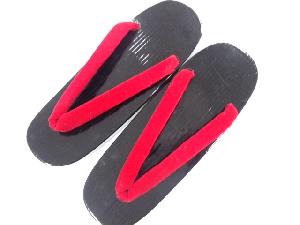 漆塗り　桐下駄(24センチ)